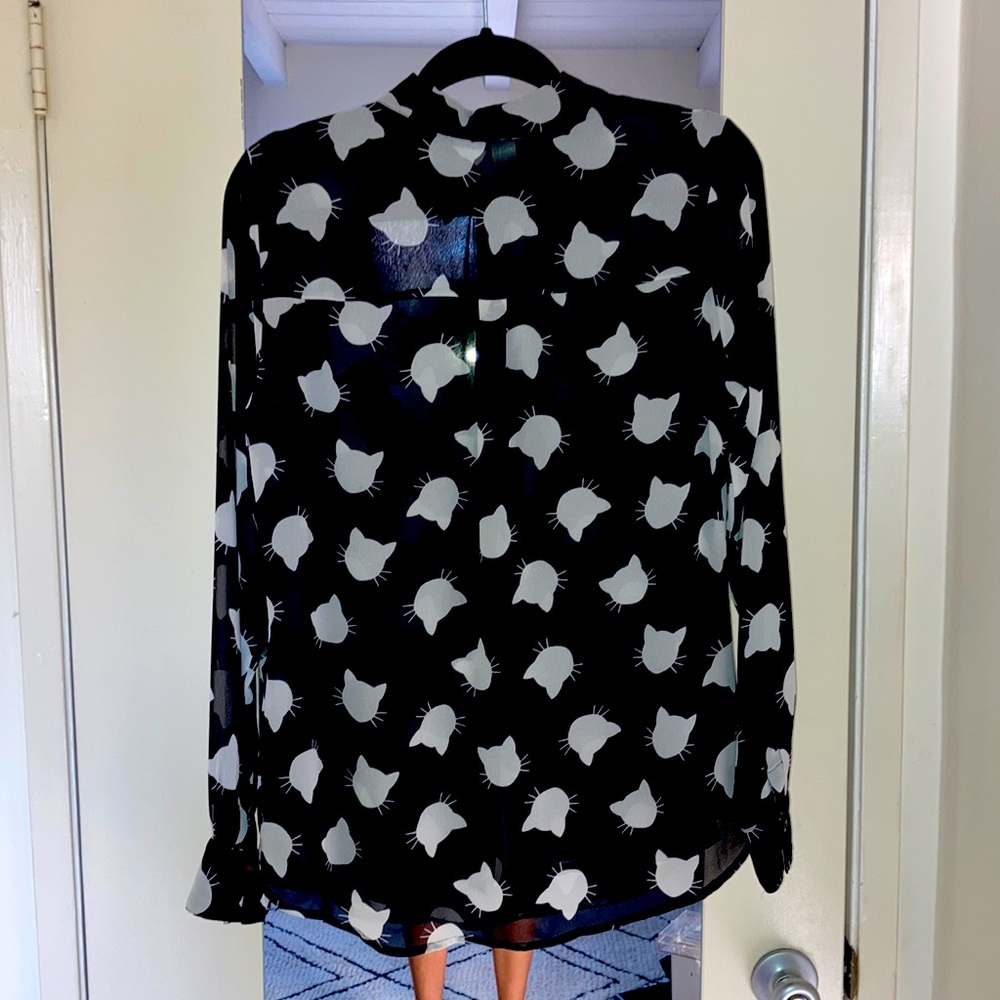 Awesome cat blouse
